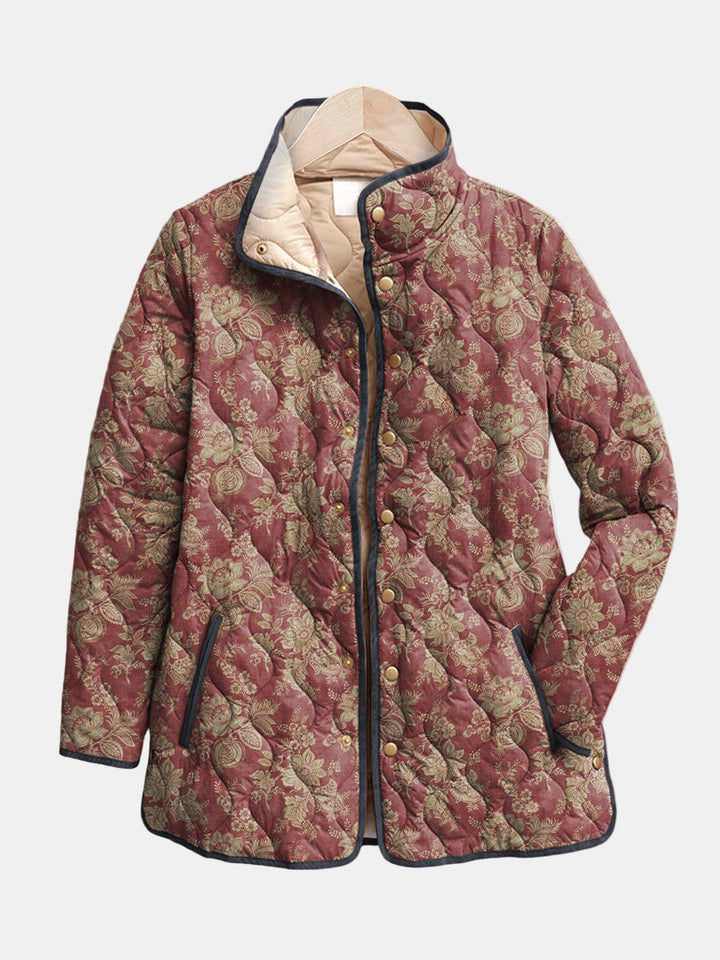 DELACROIX | Giacca trapuntata Damas prugna Sophie