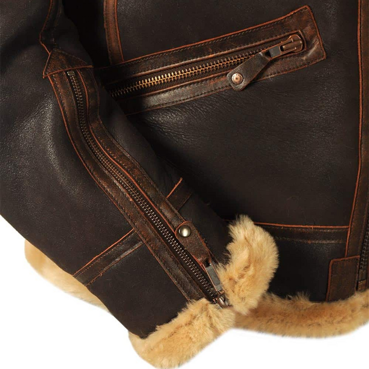 Federico | Giacca aviator classica in shearling