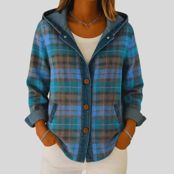 Hildred™ | Giacca-camicia imbottita a quadri