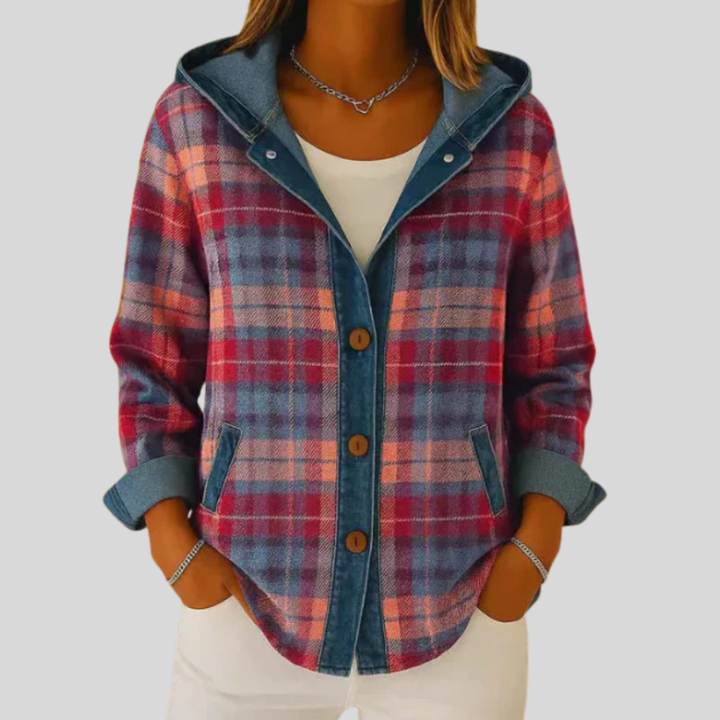 Hildred™ | Giacca-camicia imbottita a quadri