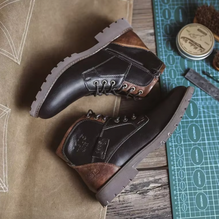 Aaron | Stivali in pelle vintage