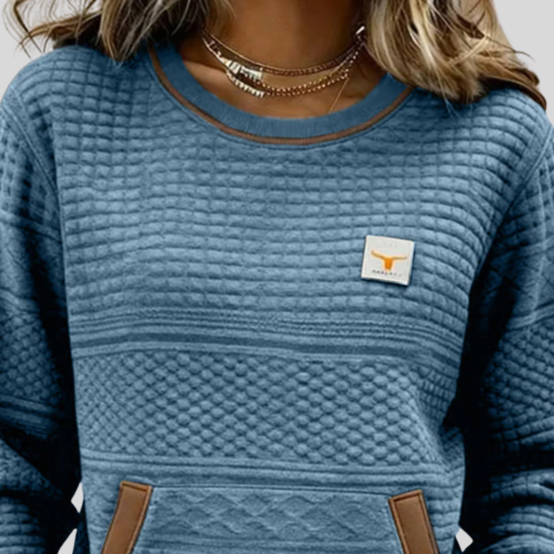 Noelle™ | Felpa girocollo a blocchi di colore