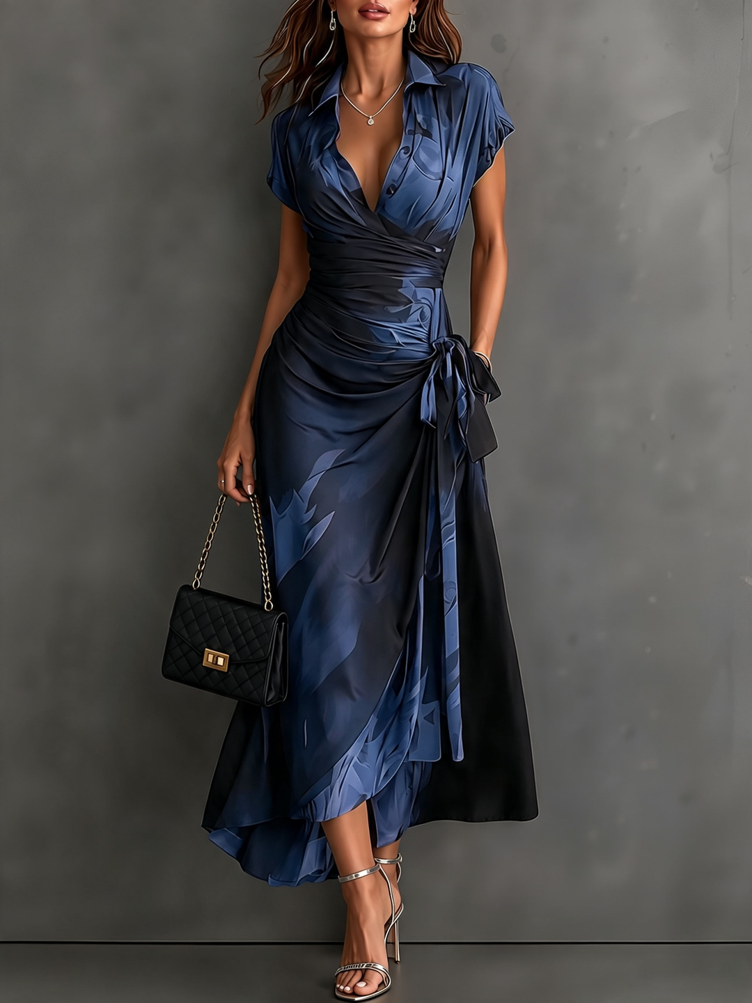 Valentina | Abito midi incrociato