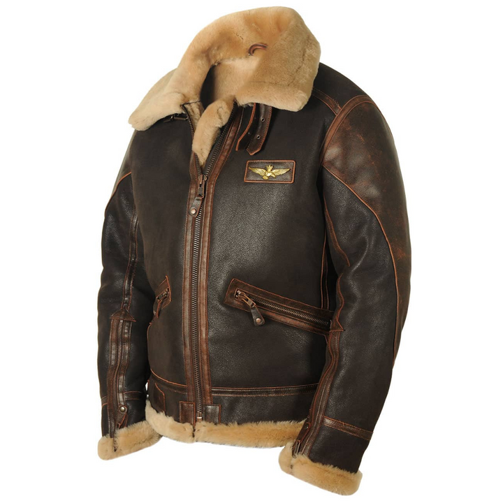 Federico | Giacca aviator classica in shearling