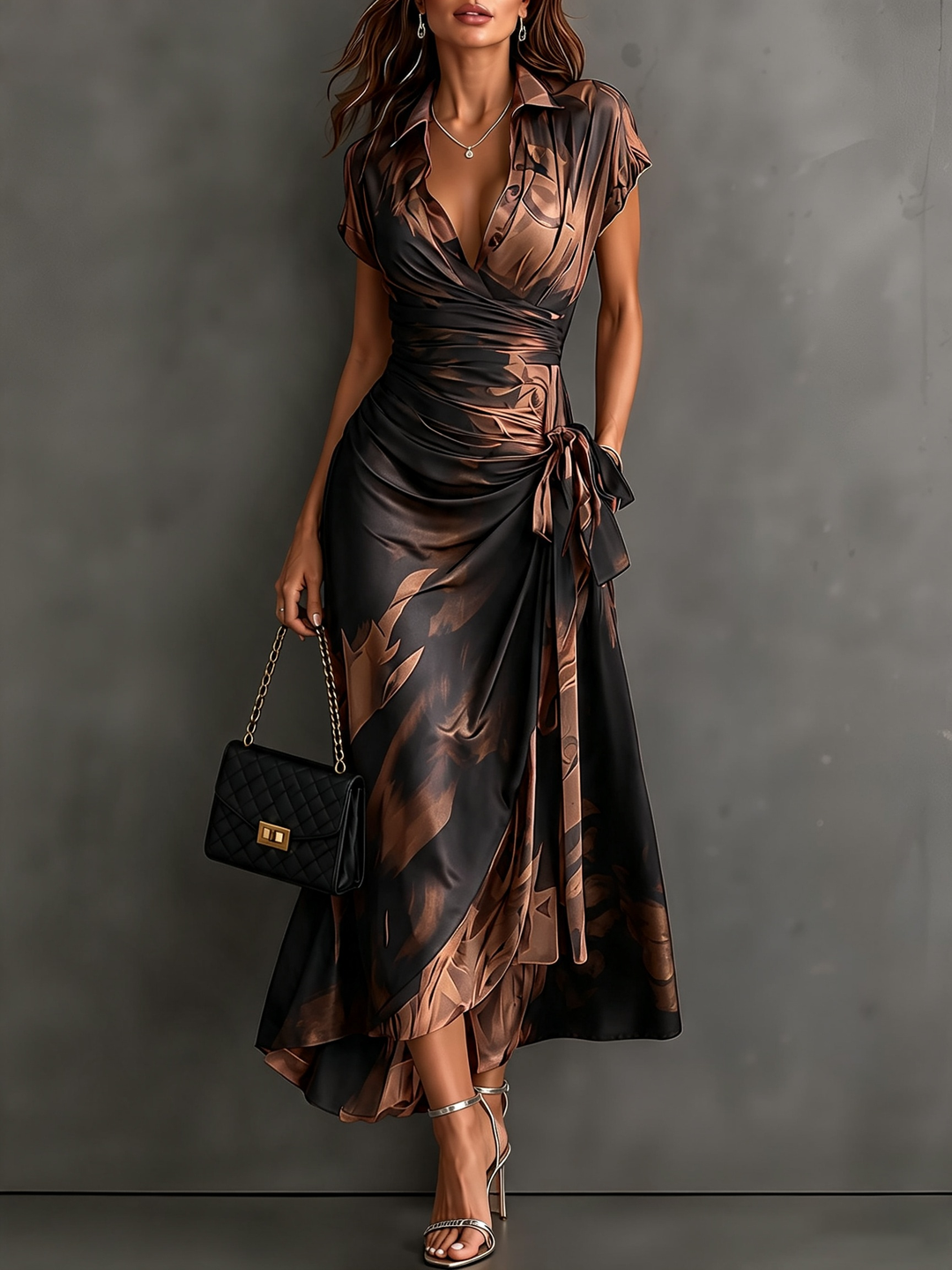 Valentina | Abito midi incrociato