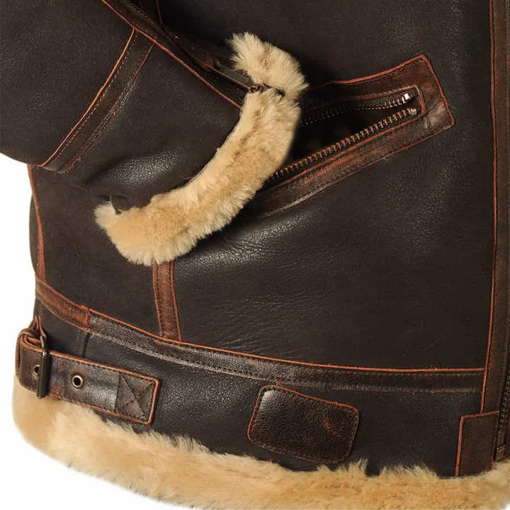 Federico | Giacca aviator classica in shearling