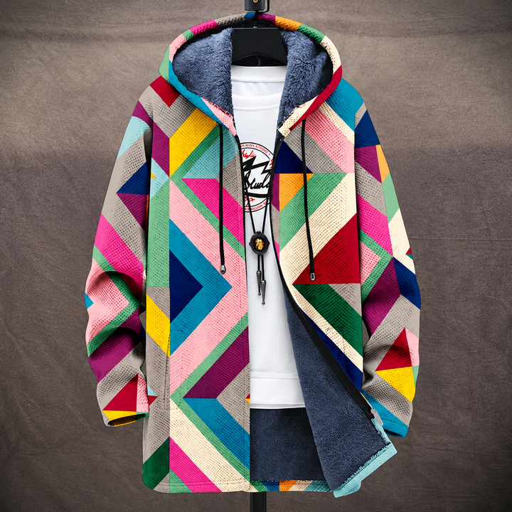 VIVIENNE | Cardigan artistico con cappuccio