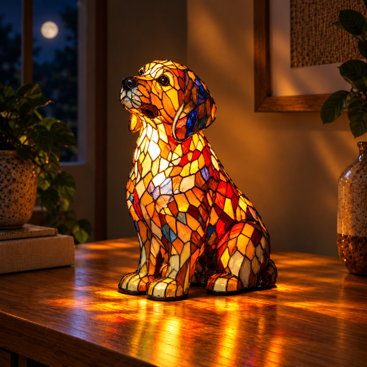 Buddy – Lampada spiritica a forma di Golden Retriever