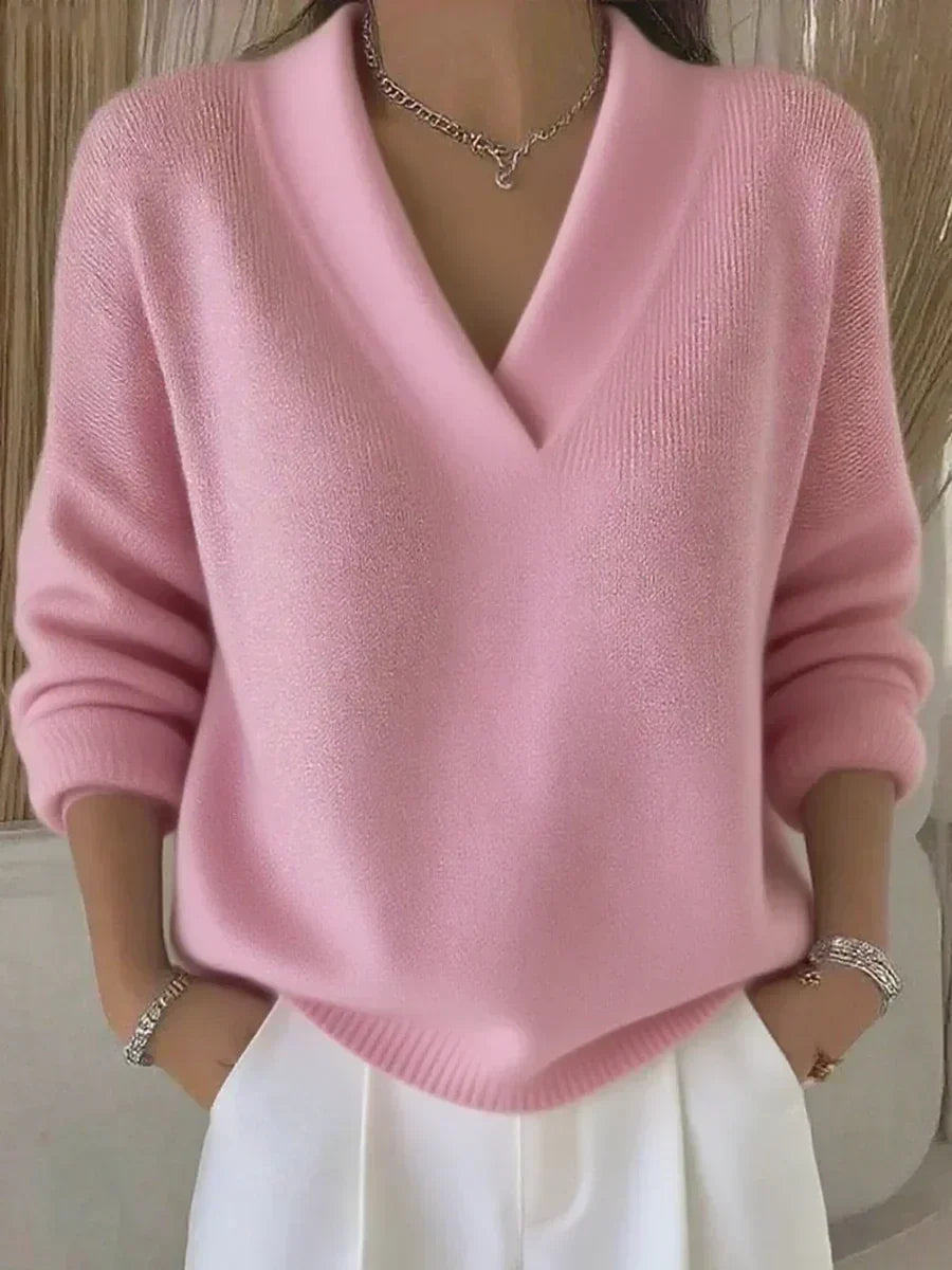 Vivelle™ | Maglione dal collo a V morbido