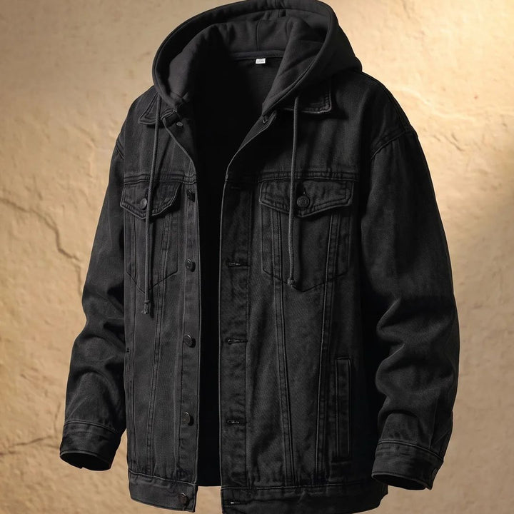 Castell | Giacca di jeans urbana con cappuccio