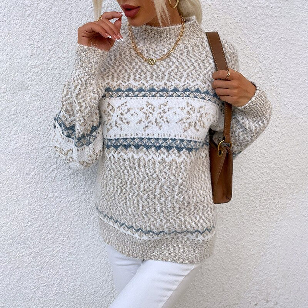 Maglione a collo alto con fiocchi Margot