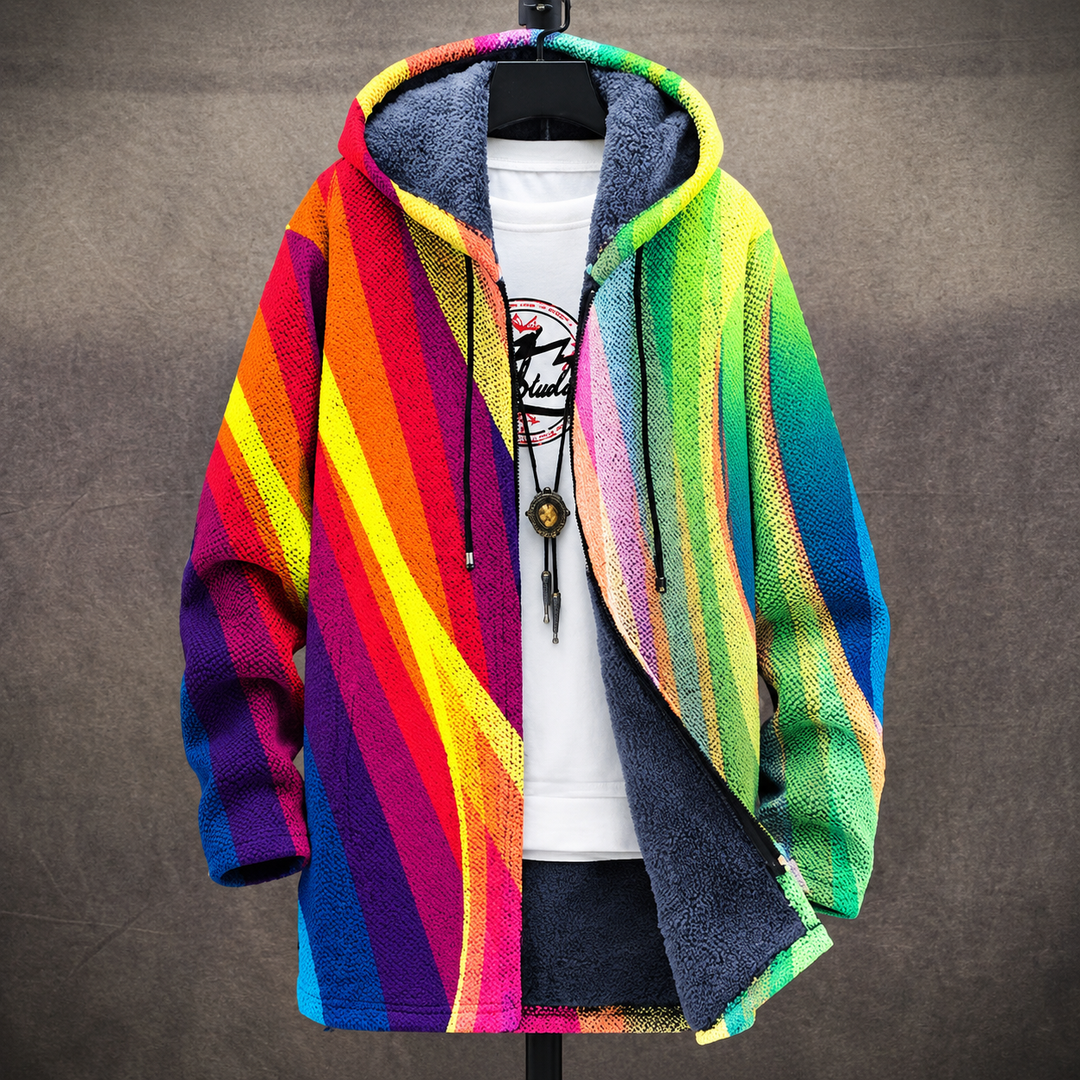 Martina | Cardigan con cappuccio d’impatto