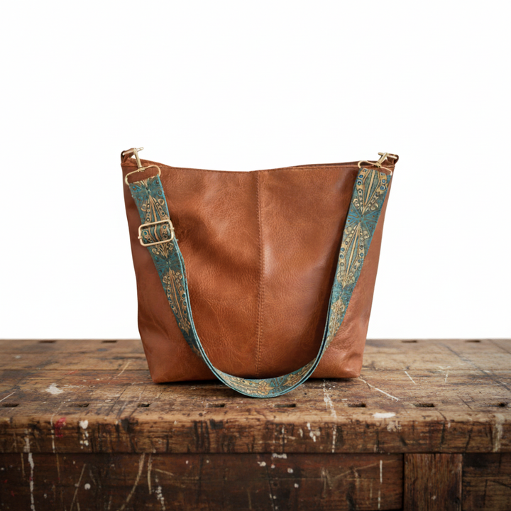 Borsa a spalla in pelle dal fascino vintage di Chelsey