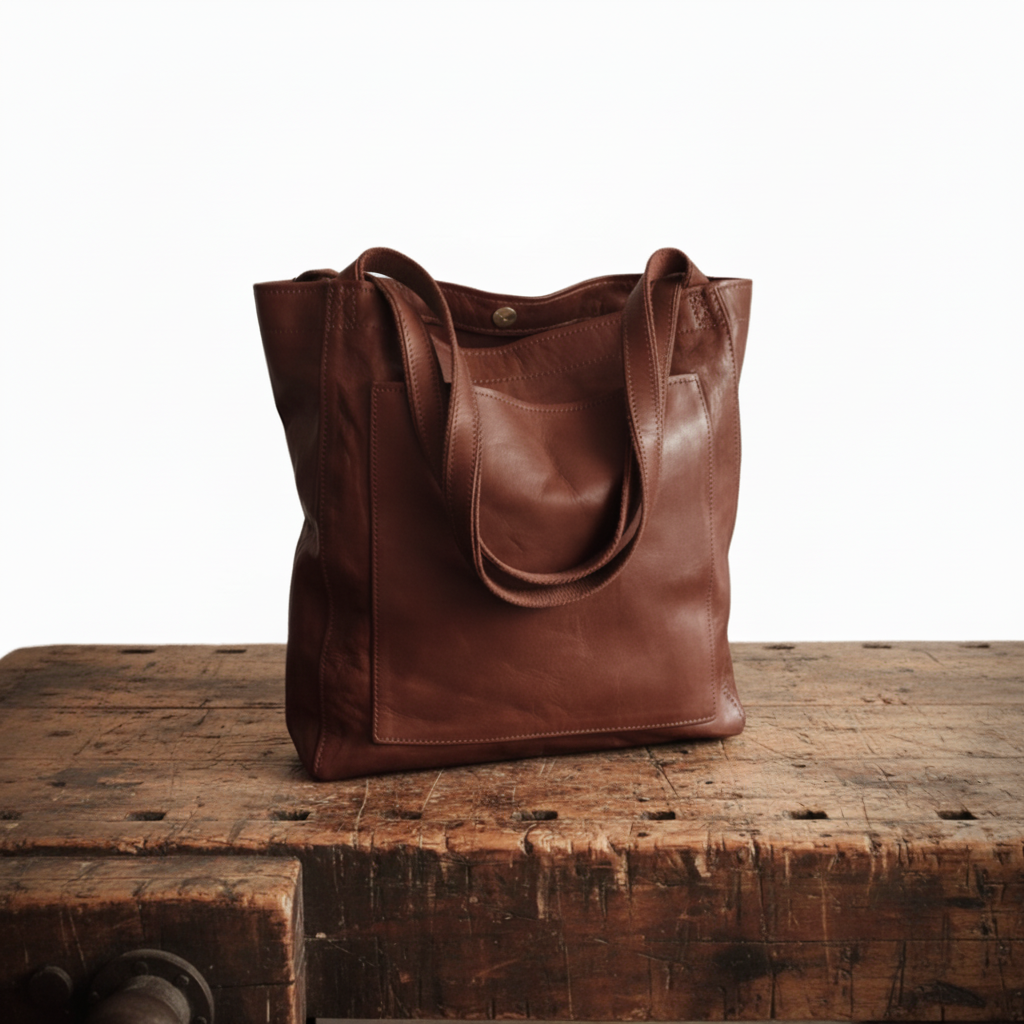 Lo stile moderno e chic di Lorena | Borsa in pelle elegante