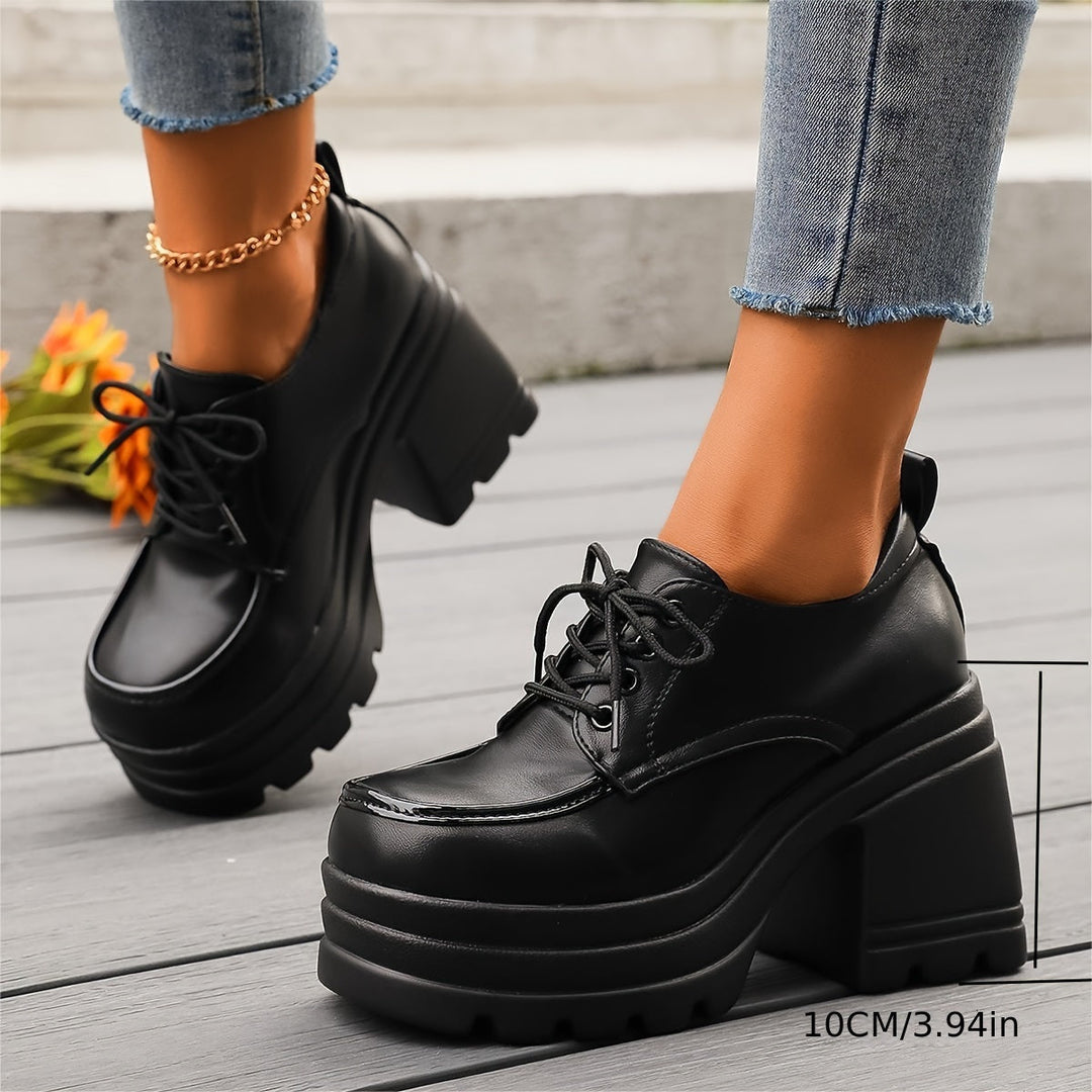 Victoire | Scarpe stringate ortopediche con plateau