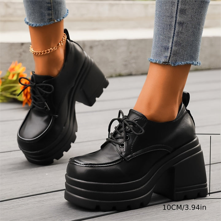 Victoire | Scarpe stringate ortopediche con plateau
