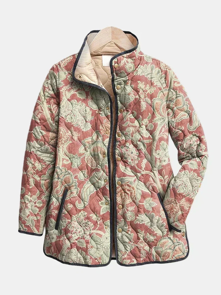 DELACROIX | Giacca trapuntata Damas terracotta Pauline