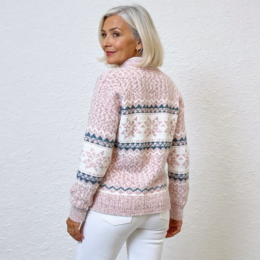 Maglione a collo alto con fiocchi Margot