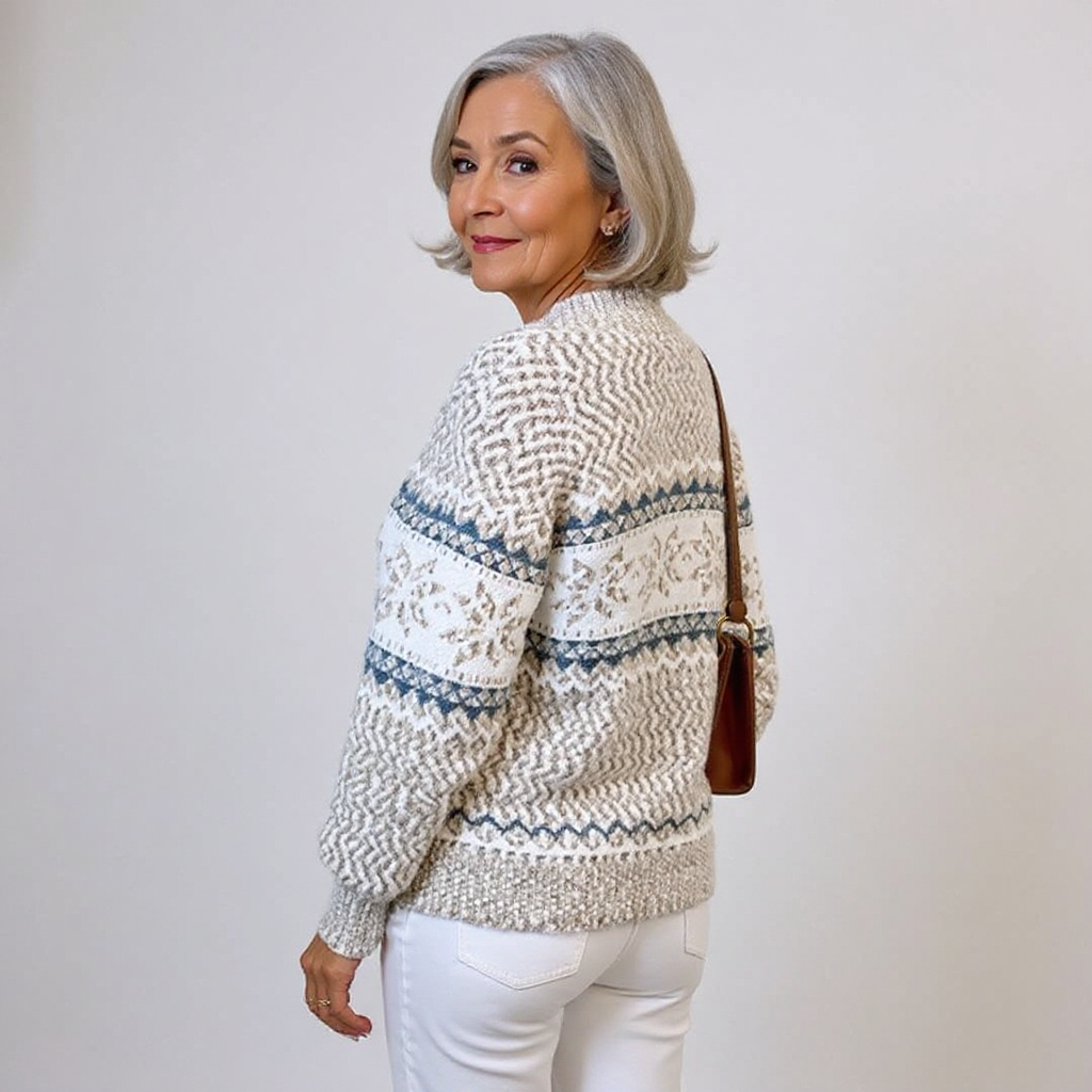 Maglione a collo alto con fiocchi Margot