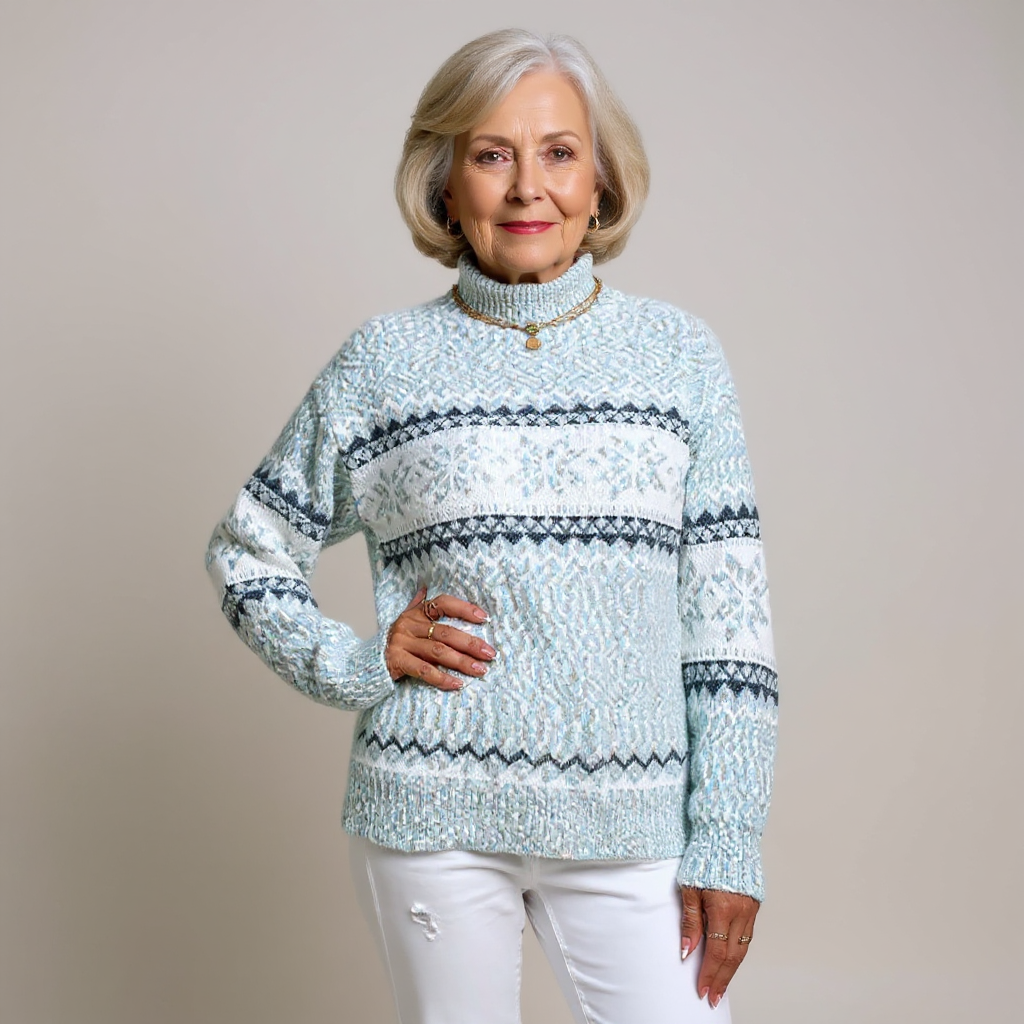 Maglione a collo alto con fiocchi Margot