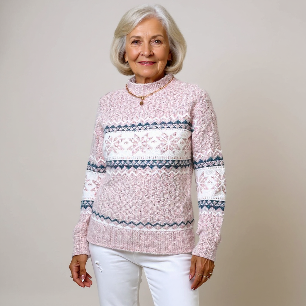 Maglione a collo alto con fiocchi Margot