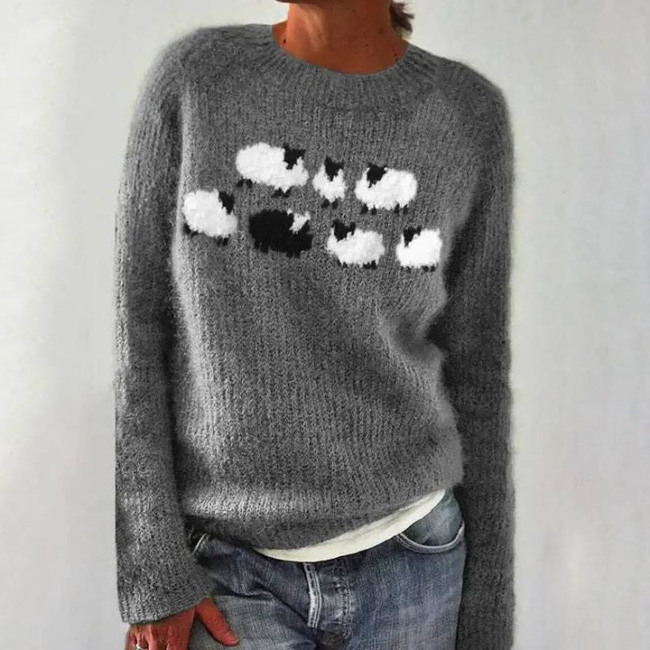 Maglione in maglia Piccole pecore Lucie