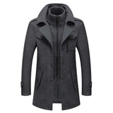 Edoardo | Elegante cappotto invernale con cerniera e bottoni
