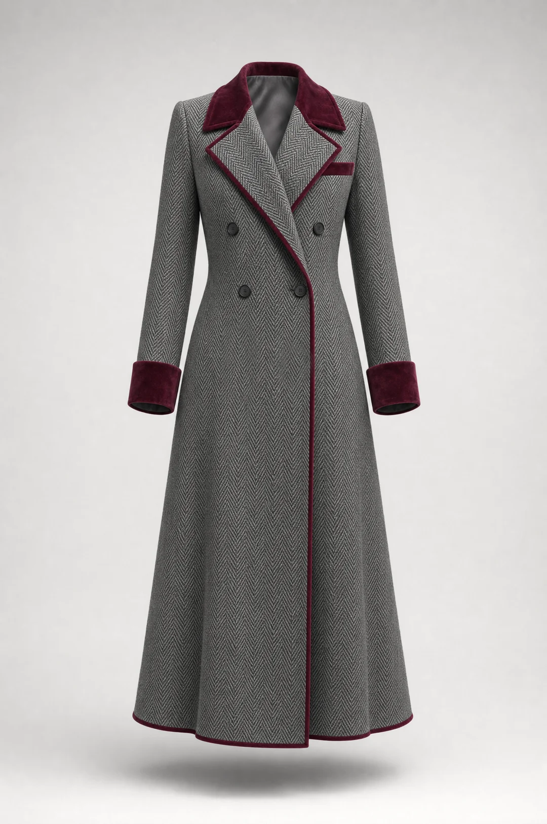 VALENTINA™ | CAPPOTTO LUNGO SPIGATO